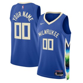 Dres Milwaukee Bucks Prilagođeni Nike 2022-23 City Edition Swingman